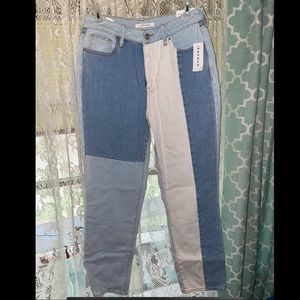 Pacsun patchwork mom jeans
